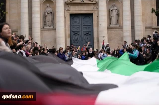 مظاهرات جديدة في جامعة سوربون الفرنسية ضد جرائم الابادة في غزة