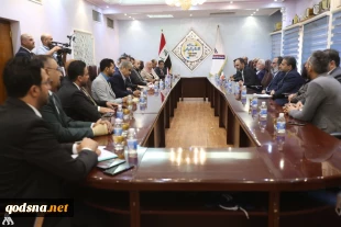 وفد اعلامي إيراني يلتقي رئيس شبكة الإعلام العراقي ويبحث معه التعاون المشترك 2