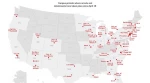 Where protesters on US campuses have been arrested or detained