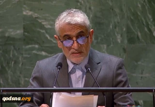 مندوب ايران بالامم المتحدة: أيا من فصائل المقاومة لم تتدخل في اجرائنا المشروع ضد الكيان الصهيوني