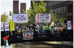 Dutch police clash with pro-Palestine protestors
