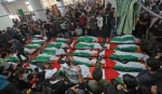 Dozens of Palestinians martyred in Gaza heavy bombardment