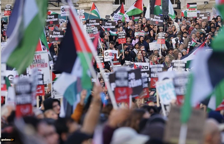 مظاهرات مؤيدة لفلسطين تتواصل في مدن بريطانية متفرقة
 2