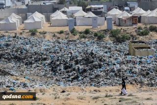 آنروا: بیش از ۳۳۰ هزار تن زباله در غزه انباشته شده است