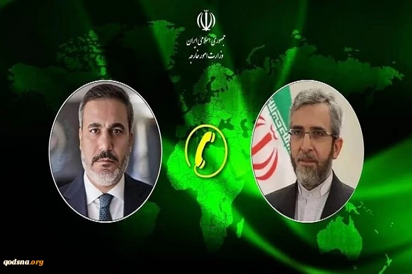 خلال اتصال هاتفي مع وزير الخارجية التركي؛

وزير الخارجية الإيراني بالوكالة: خطأ الصهاينة في لبنان يخلق ظروفا لا يستطيعون التعويض عنها ولو بالقتل
 2