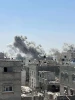 حملۀ جنگنده‌های صهیونیست به برج شماره 10 در مجموعه برج‌های عین جالوت در جنوب اردوگاه النصیرات  4