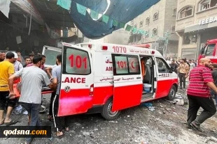 هلال احمر فلسطین اعلام کرد؛

توزیع بسته‌های مراقبت از نوزادان در غزه 2