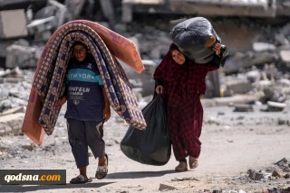 آوارگی اجباری ساکنان غزه، از این ویرانه به آن ویرانه