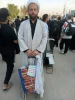 تصاویر ارسالی خبرنگار قدسنا از  پیاده روی زائران اربعین حسینی با پرچم فلسطین در مسیر کربلا(بخش پنجم) 9