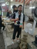تصاویر ارسالی خبرنگار قدسنا از زائران پیاده روی اربعین حسینی با پرچم فلسطین در مسیر کربلا (بخش ششم) 4