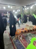 تصاویر ارسالی خبرنگار قدسنا از زائران پیاده روی اربعین حسینی با پرچم فلسطین در مسیر کربلا (بخش ششم) 6