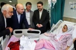 رئيس البرلمان الإيراني يزور جرحى جرائم الكيان الصهيوني الأخيرة 4
