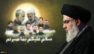 السيد نصر الله شهيداً 
على طريق القدس