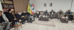 أمين عام جمعية الدفاع عن الشعب الفلسطيني يزور مكتب حزب الله في طهران 3