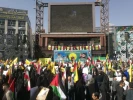 هم اکنون، مراسم بزرگداشت شهید سیدحسن نصرالله و محکومیت جنایات رژیم صهیونیستی،  با شعارهای مرگ بر اسرائیل و مرگ بر آمریکا و تقدیر و تشکر از قوای مقتدر نیروهای مسلح کشور،  در میدان امام حسین تهران  3