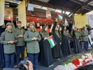 اختصاصی قدسنا، گزارش تصویری تجمع دختران حامی مقاومت(دختران مقاومت) در میدان فلسطین تهران با حضور اقشار مختلف تهران 2