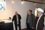 بازدید دبیر کل جمعیت دفاع از ملت فلسطین از آثار نمایشگاه گروهی هنر طوفان  6