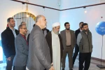 بازدید دبیر کل جمعیت دفاع از ملت فلسطین از آثار نمایشگاه گروهی هنر طوفان  9