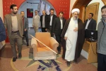 بازدید دبیر کل جمعیت دفاع از ملت فلسطین از آثار نمایشگاه گروهی هنر طوفان  12