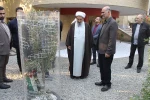 بازدید دبیر کل جمعیت دفاع از ملت فلسطین از آثار نمایشگاه گروهی هنر طوفان 3