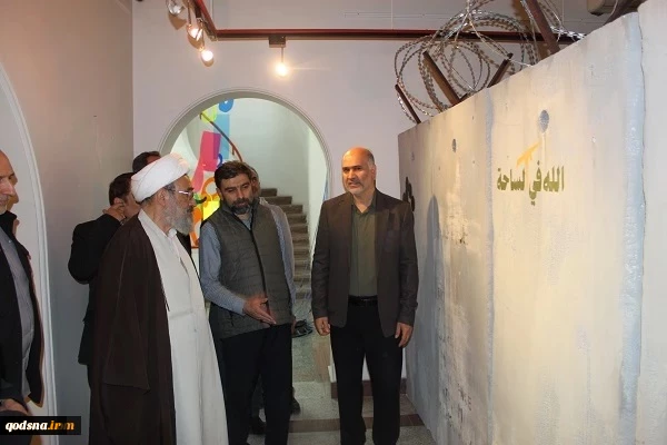 أمين عام جمعية الدفاع عن الشعب الفلسطيني يزور معرض "فن الطوفان" في متحف فنون فلسطين المعاصرة 2