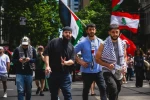تظاهرات گسترده در ملبورن استرالیا در حمایت از غزه و محکومیت ادامه جنگ و جنایات علیه ملت فلسطین  2