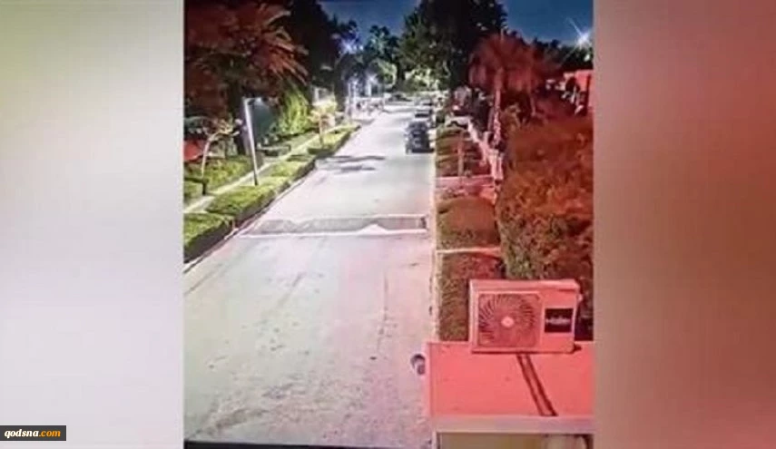 سقوط قنبلتين مضيئتين في ساحة منزل نتنياهو 2