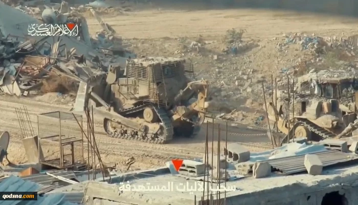 المقاومة الفلسطينية تقصف تجمعات جنود وآليات الاحتلال في شرقي رفح 2