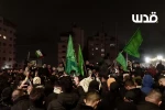 تصاویری از جشن و شادی فلسطینیان در رام الله پس از آزادی اولین گروه از اسرای فلسطینی 2