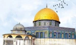 جشن فلسطینی‌ ها در مسجد الاقصی پس از آتش‌ بس 2