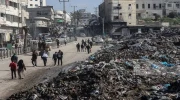 معضل بهداشتی ساکنان غزه به سبب انباشت زباله 3