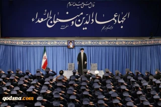 دیدار جمعی از فرماندهان نیروی هوایی و پدافند هوایی ارتش با رهبر انقلاب