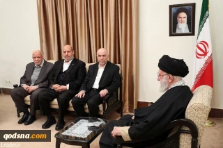 دیدار رئیس و اعضای شورای رهبری حماس با رهبر انقلاب