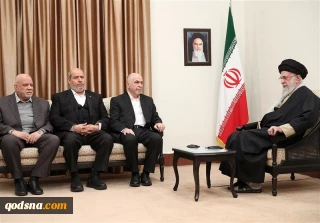 قائد الثورة الإسلامية يستقبل رئيس واعضاء مجلس شورى حركة حماس+صور