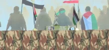 اعطای ساعت شنی به اسرای اسرائیلی که نشان پایان یافتن زمان و کمی وقت برای آزادی مابقی اسراست 2