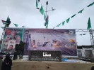 استقرار مجاهدان گردان‌های قسام در محل تحویل اسرای اسرائیلی در شهر رفح در جنوب نوار غزه 2