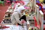 شب‌گذشته؛ حضور مردم در کنار قبور مطهر شهدا در روضة الحوراء، گلزار شهدای حزب‌الله لبنان در ضاحیه بیروت 
 7