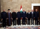 دیدار هیئت جمهوری اسلامی ایران به ریاست محمدباقر قالیباف با رئیس‌جمهور لبنان 2