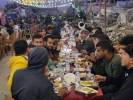 افطار دسته جمعی فلسطینیان روی ویرانه‌های خانه‌ها در رفح در جنوب نوار غزه  4