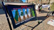 تجمع حامیان فلسطین در شهر هارلم هلند 2