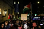 تظاهرات حامیان فلسطین همزمان با حضور نفتالی بنت در دانشگاه کلمبیا 5