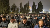 حضور 85 هزار نفر در نماز تراویح هفتمین شب رمضان در مسجد الاقصی 7