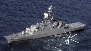 Russian, Chinese naval vessels enter Iranian waters for major joint military drills