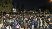 تصاویری از حضور گسترده و باشکوه شب گذشته 130 هزار نمازگزار فلسطینی در نماز تراویح مسجد الاقصی 2