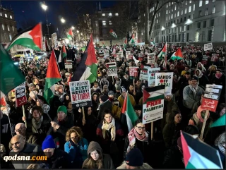 Thousands protest in London against renewed attacks on Gaza