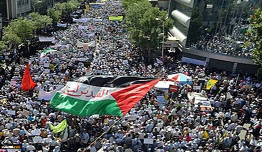 آغاز راهپیمایی روز جهانی قدس با شعار « علی العهد یا قدس» / اتحاد برای آزادی قلسطین 2