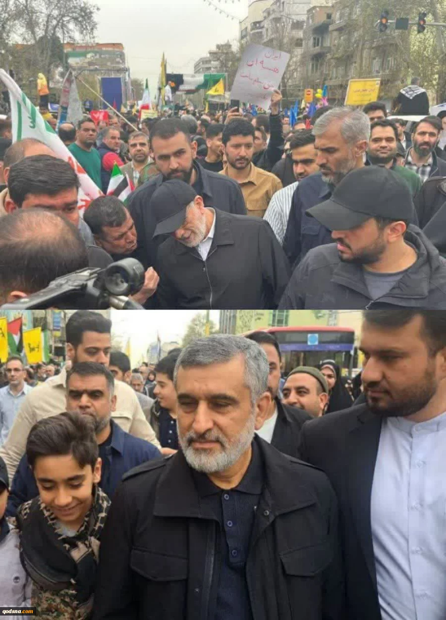 حضور سردار قاآنی و سردار حاجی زاده در روز جهانی قدس
 2