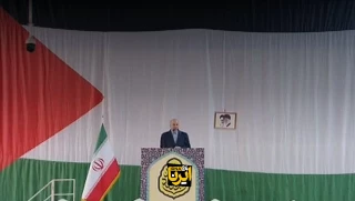 خلال كلمته في مسيرة يوم القدس العالمي

قاليباف: طوفان الأقصى تعتبر نقطة تحول واجراءً مشروعاً وعادلاً ضد الصهاينة وإسرائيل آلة القتل لأمريكا المجرمة