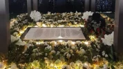 گلباران مزار مطهر شهید سیدحسن نصرالله در روز عید فطر 2