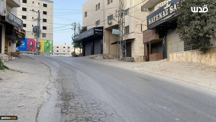 اعتصاب سراسری در شهرک سعیر در الخلیل واقع در جنوب کرانه باختری برای همبستگی با غزه  5